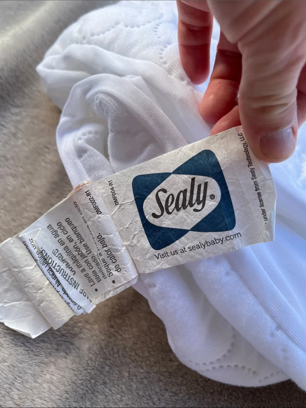 Sealy Waterproof Crib Mattress Protectors, Set of 2